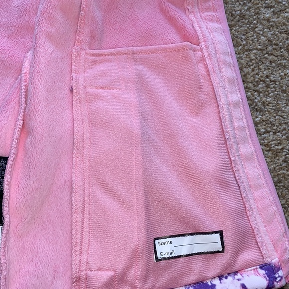 Snozu girls jacket with faux fur size L (14-16) with hood new with tags - Picture 6 of 14